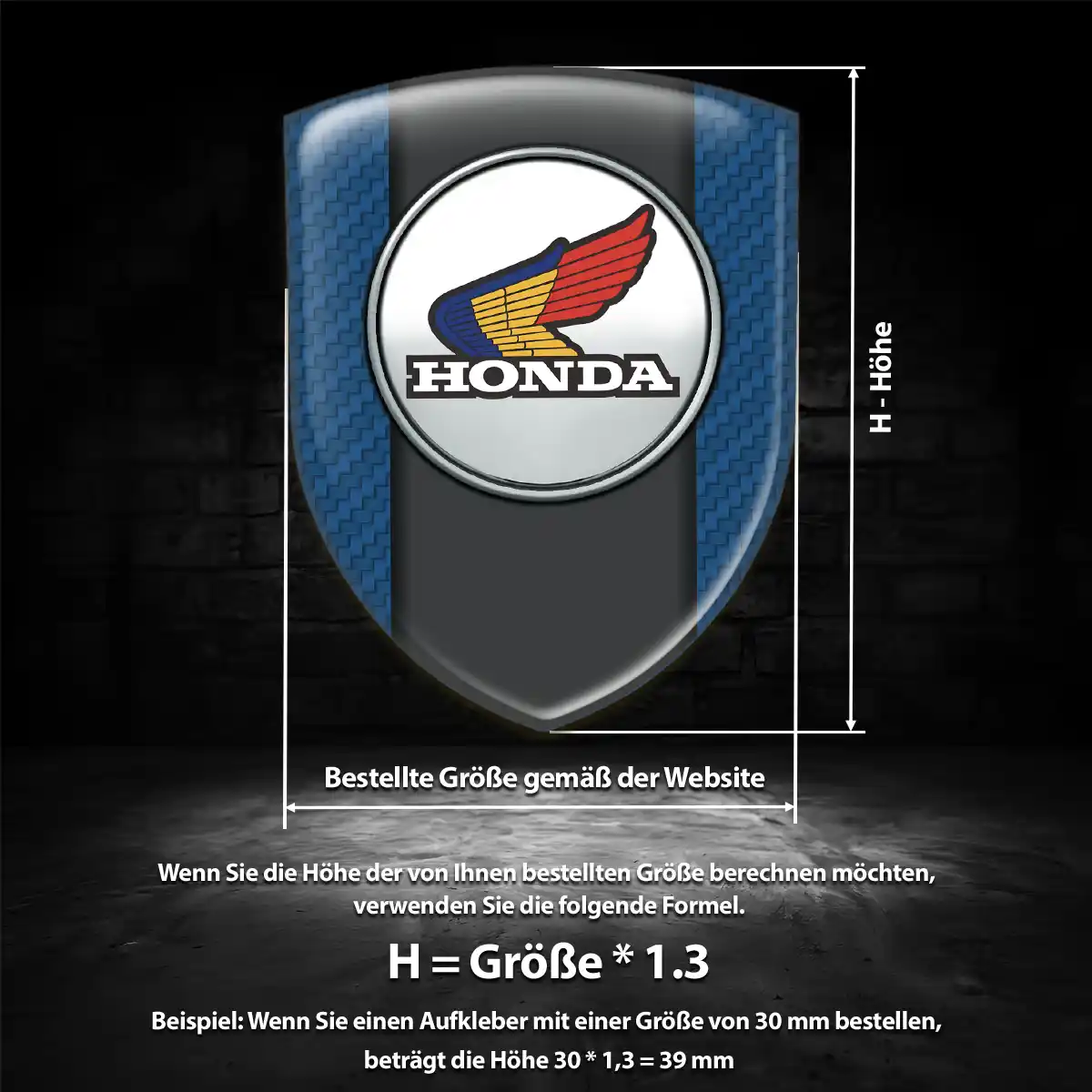 Honda Emblem Modernes Design
