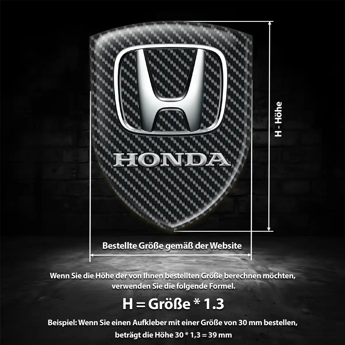 Honda Emblem Stilvolles Design