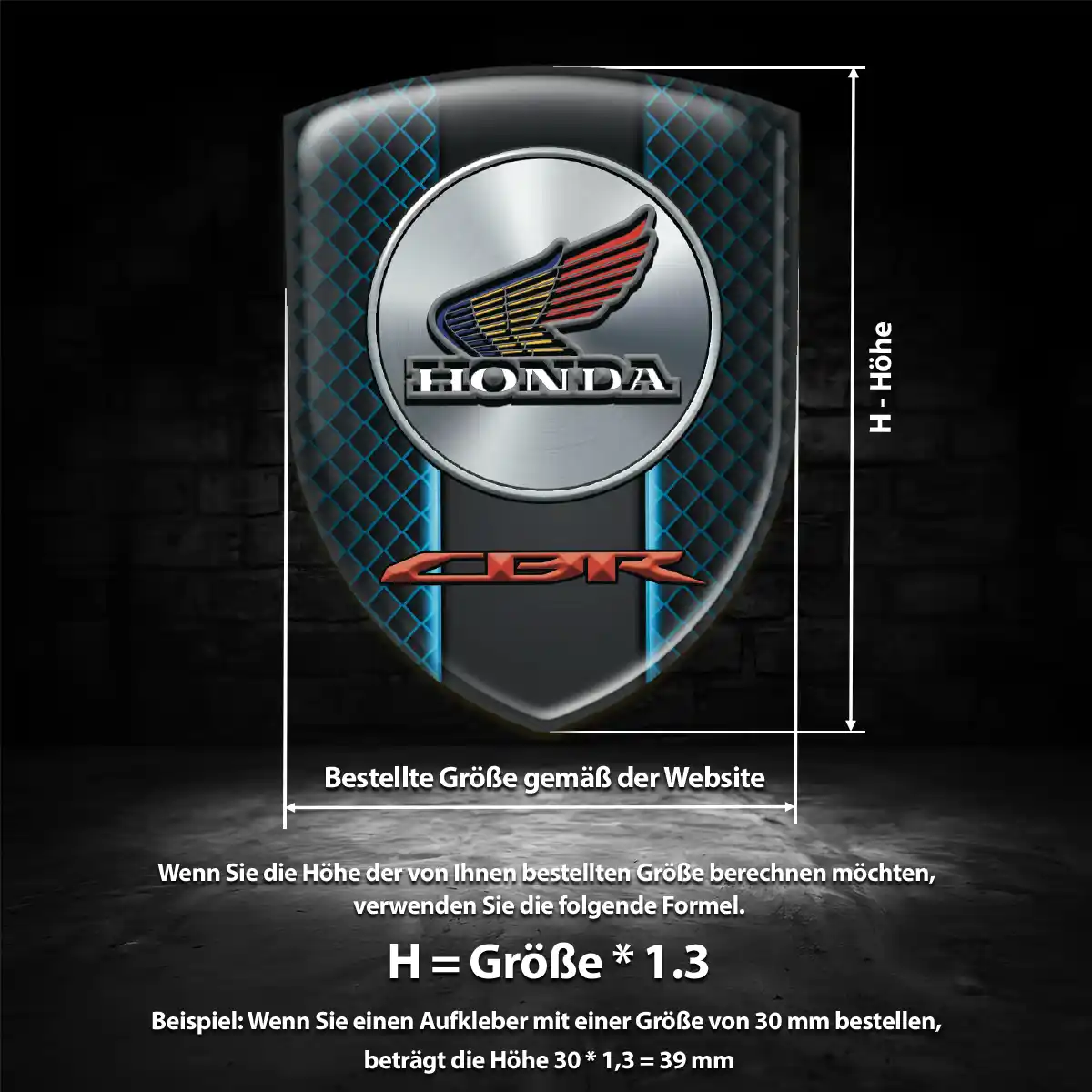 Honda Emblem Wappen Anspruchsvolles Design