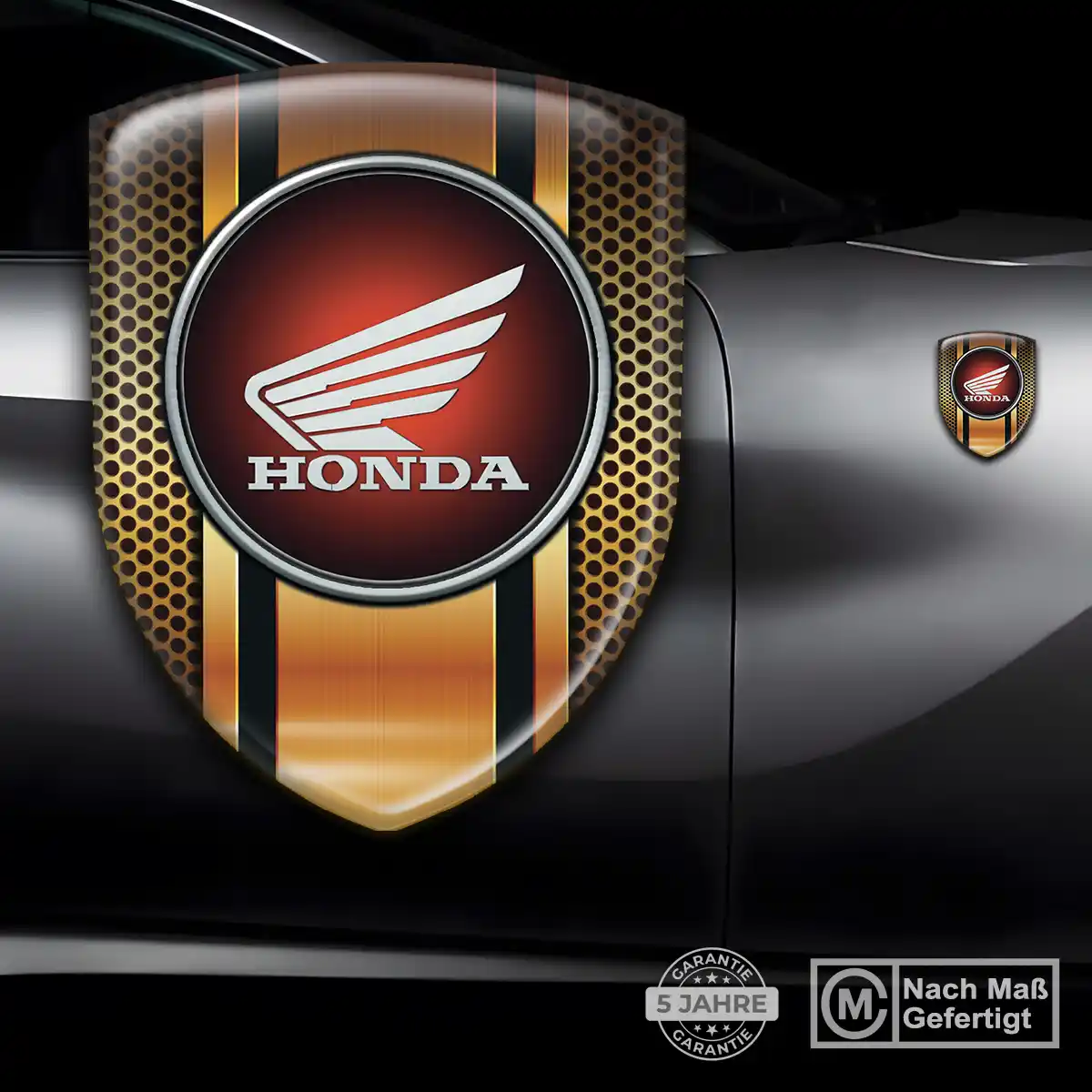 Honda Emblem Wappen Aufkleber Auto Elegantes Design