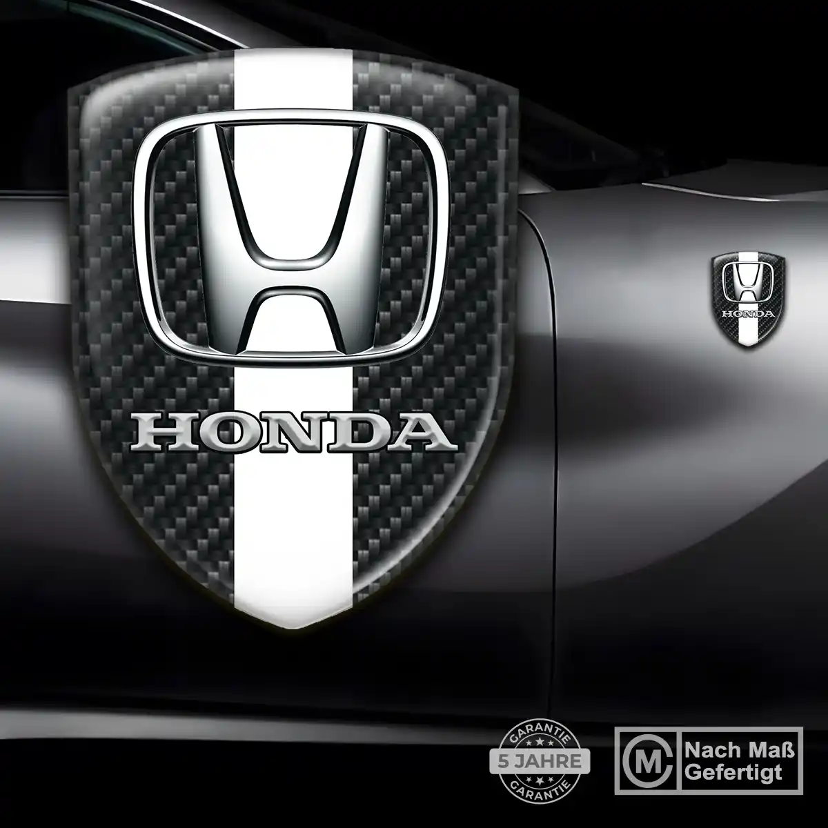 Honda Emblem Wappen Aufkleber Auto Premium-Edition