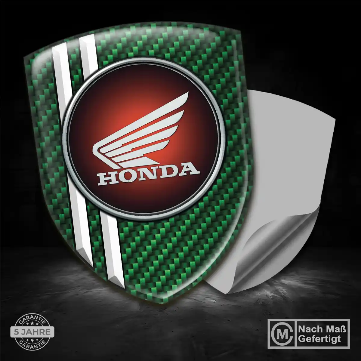 Honda Emblem Wappen Aufkleber Auto Stilvolles Design
