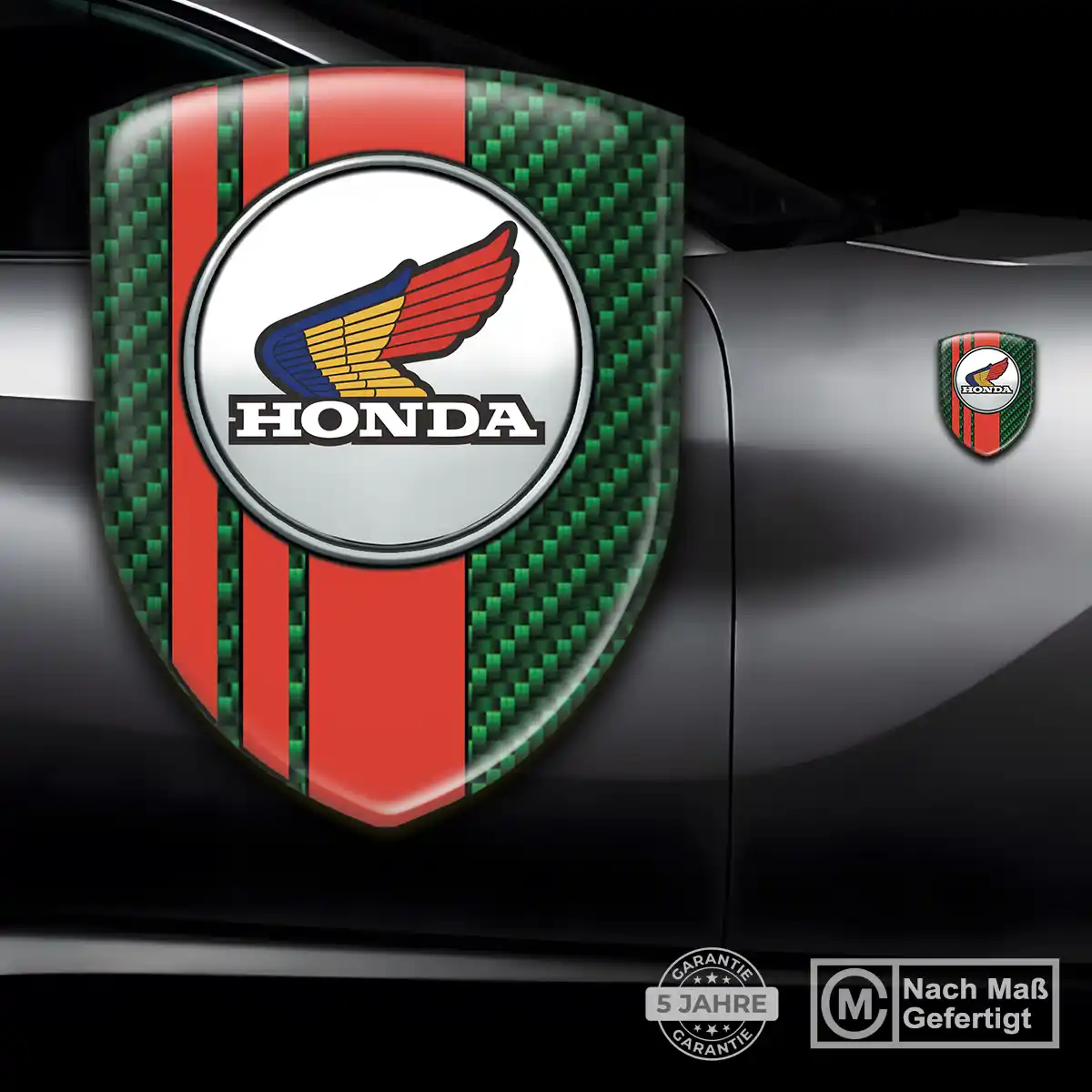 Honda Emblem Wappen Aufkleber Auto Tuningfahrzeug