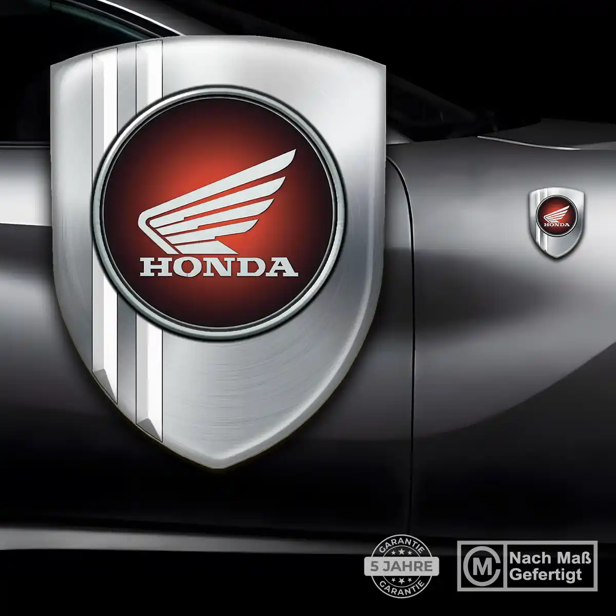 Honda Emblem Wappen Aufkleber Elegantes Design