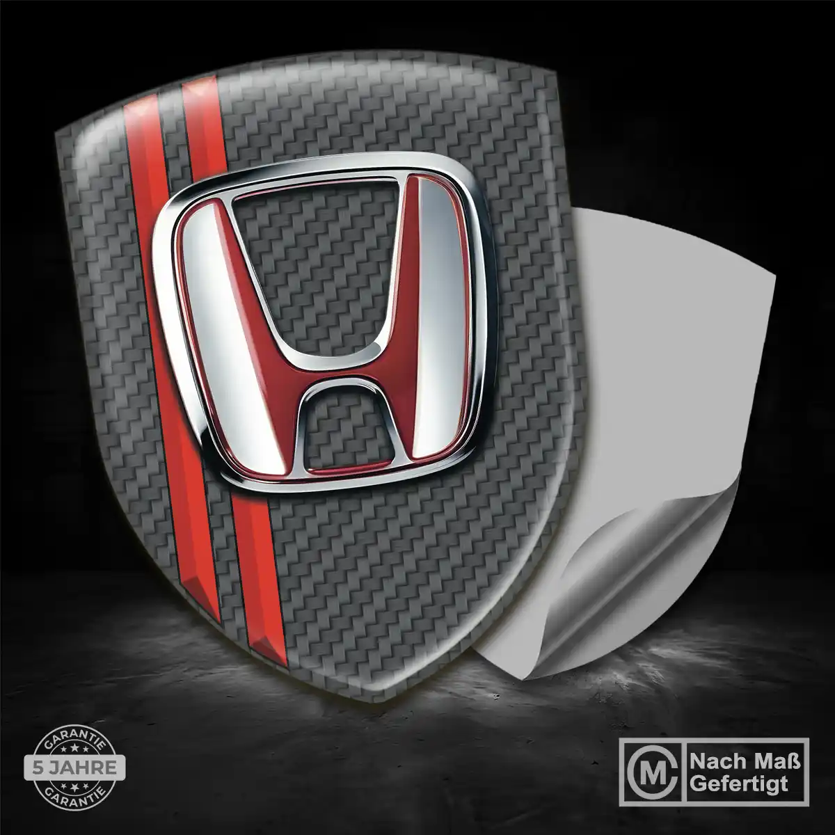 Honda Emblem Wappen Aufkleber Interieurdesign