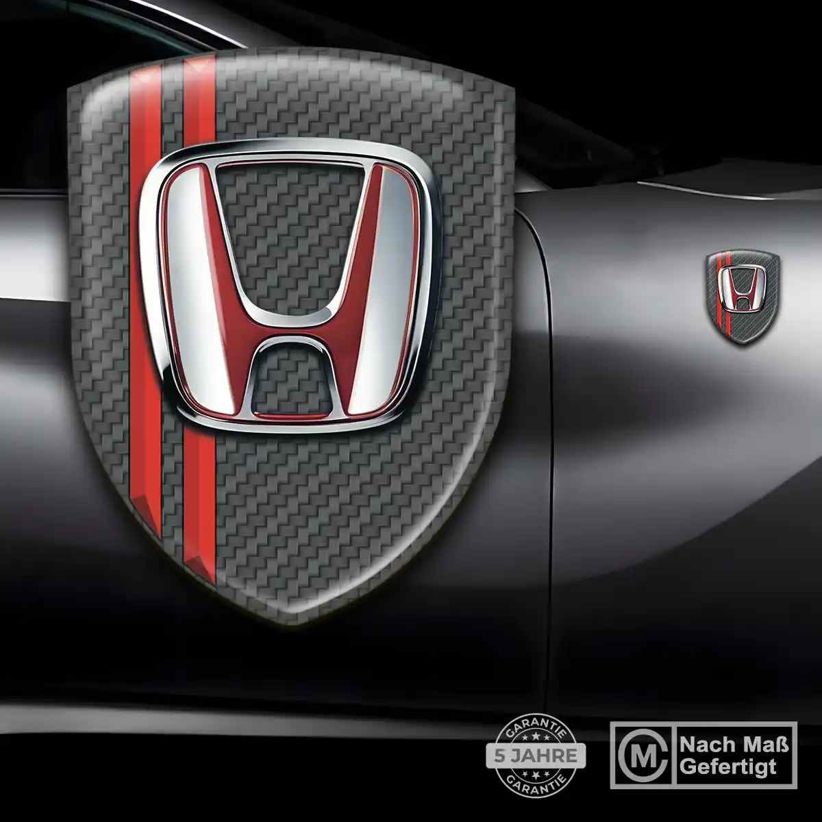 Honda Emblem Wappen Aufkleber Interieurdesign