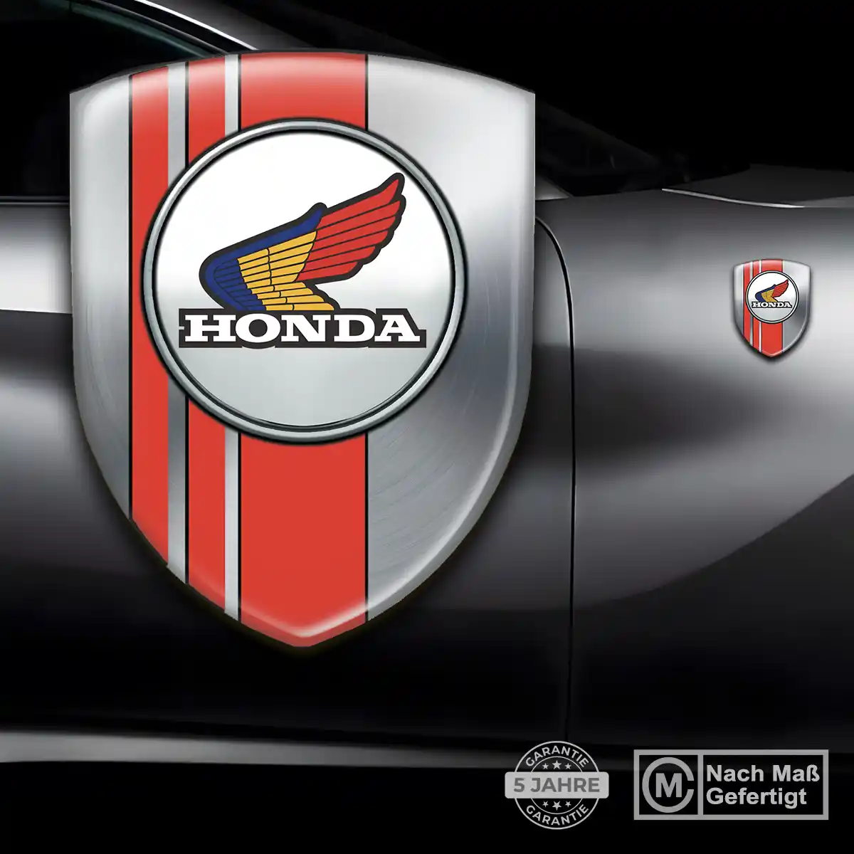 Honda Emblem Wappen Aufkleber Luxus-Edition