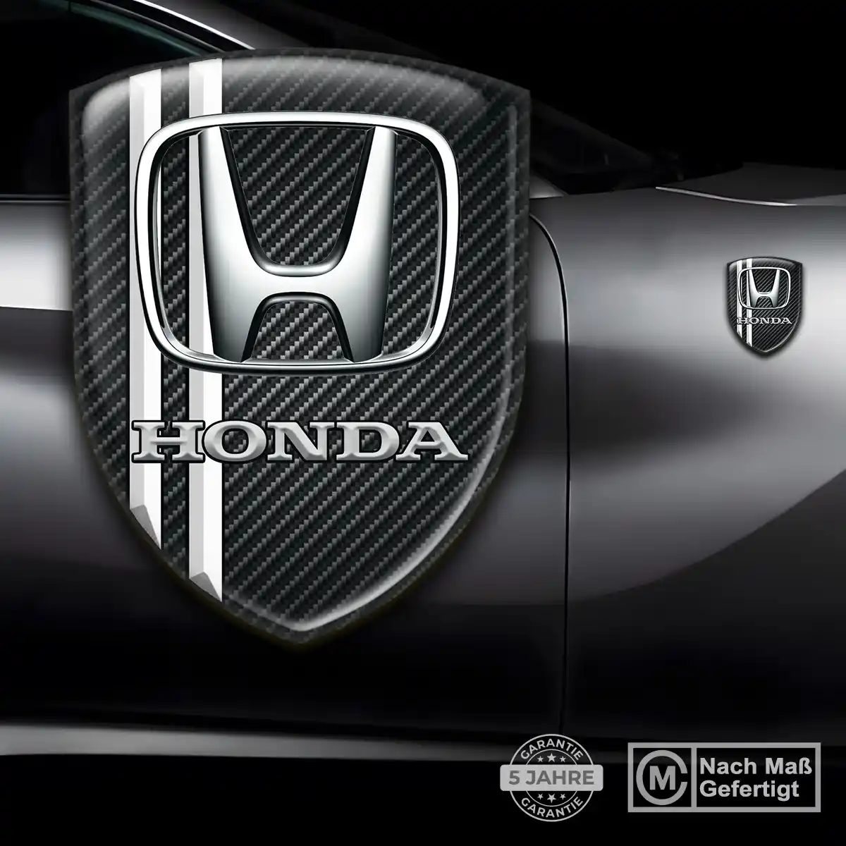 Honda Emblem Wappen Aufkleber Modernes Design