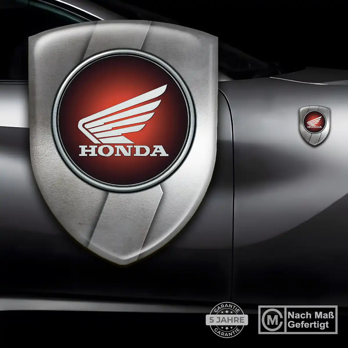 Honda Emblem Wappen Aufkleber Premiumqualität