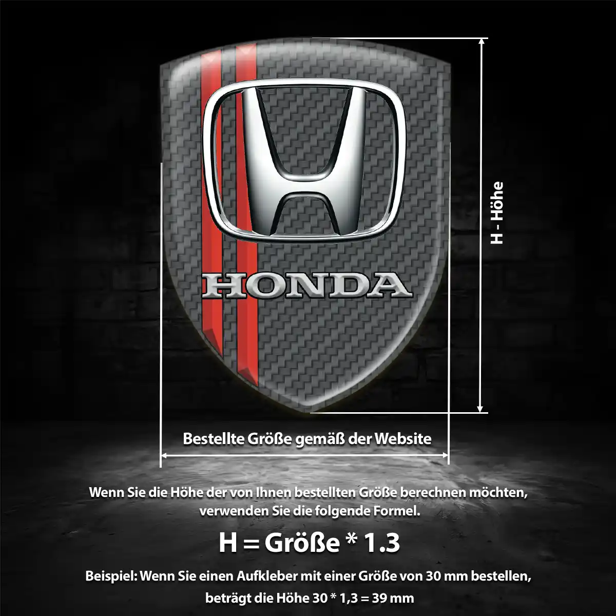 Honda Emblem Wappen Auto Elegantes Design