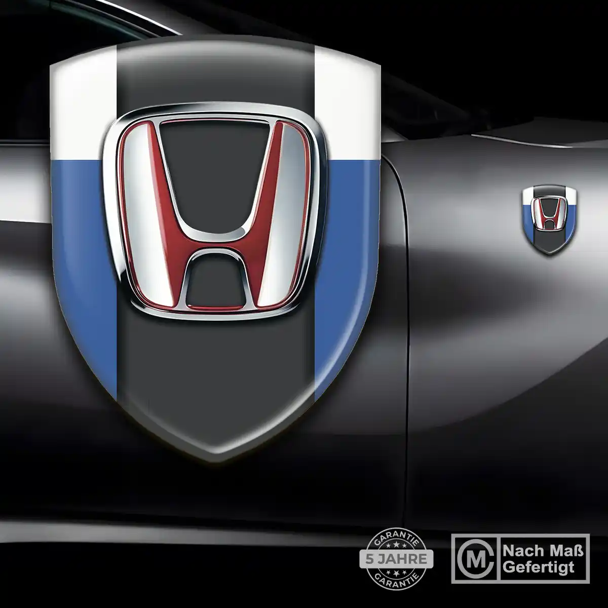 Honda Emblem Wappen Auto Hochwertiges Harz
