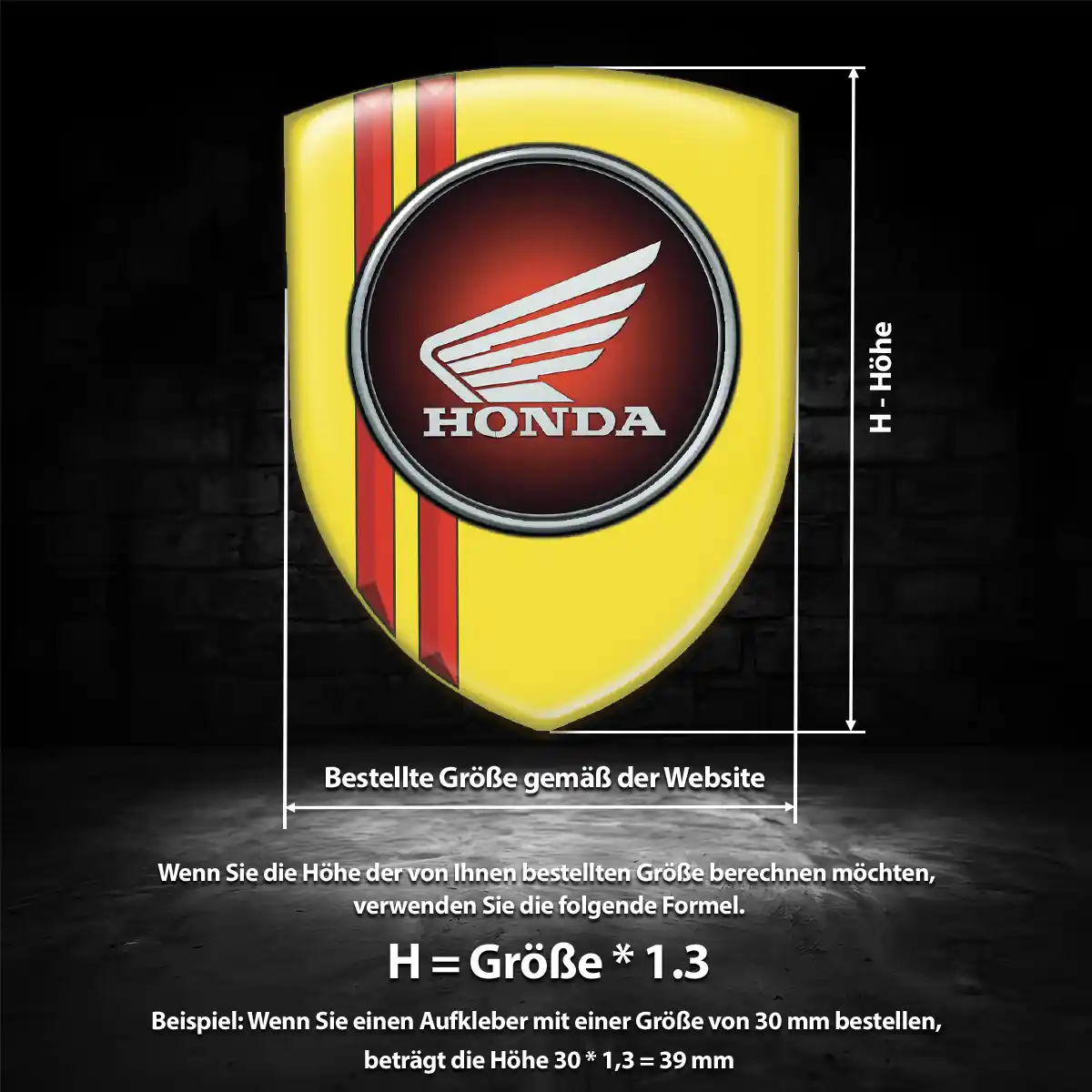 Honda Emblem Wappen Auto Markenedition