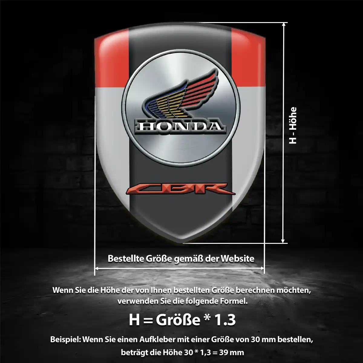 Honda Emblem Wappen Auto Stilvolles Design
