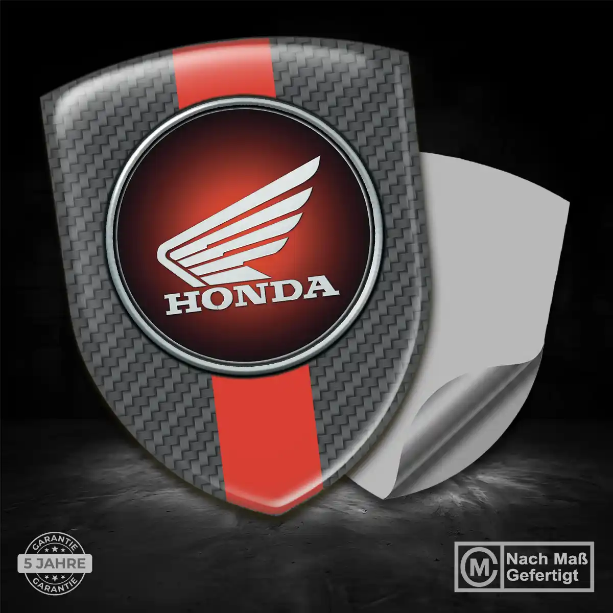 Honda Emblem Wappen Stilvolles Design
