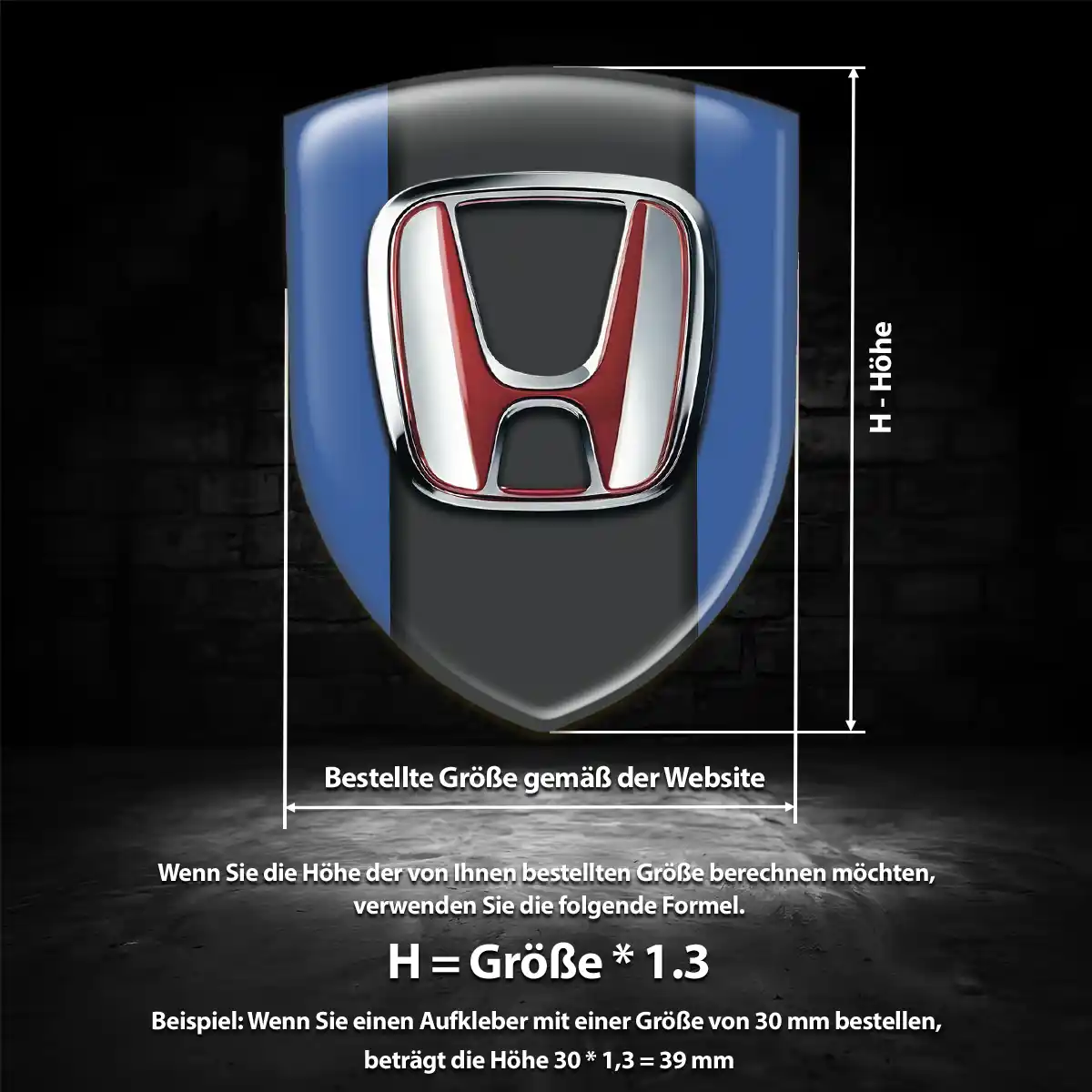 Honda Embleme Ausdrucksstarkes Design