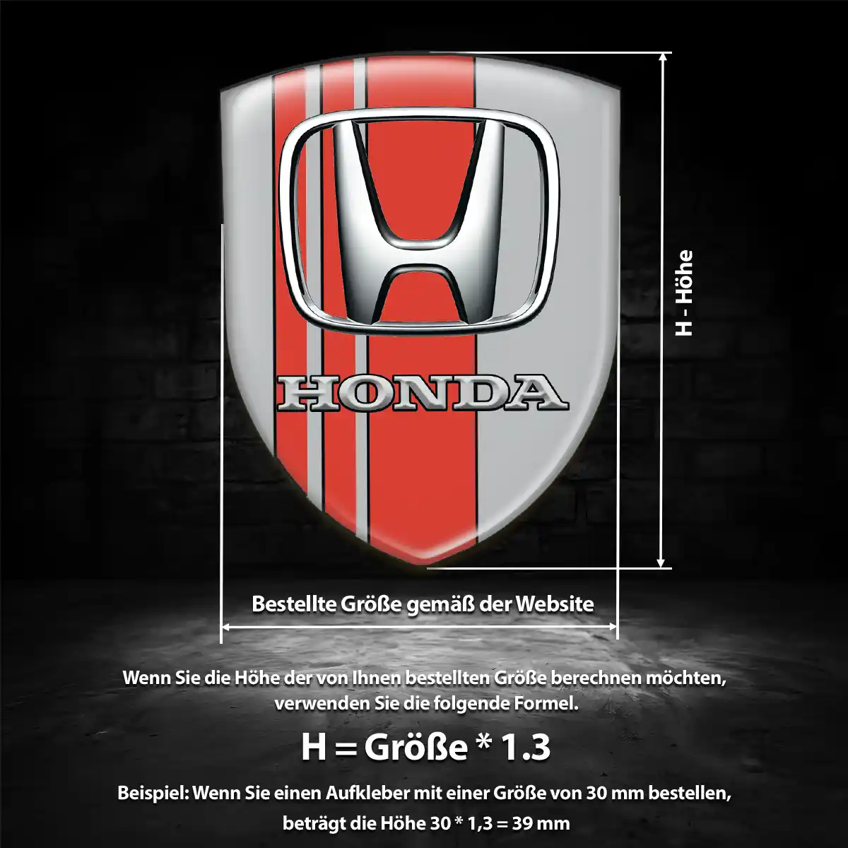 Honda Embleme Auto Anspruchsvolles Design