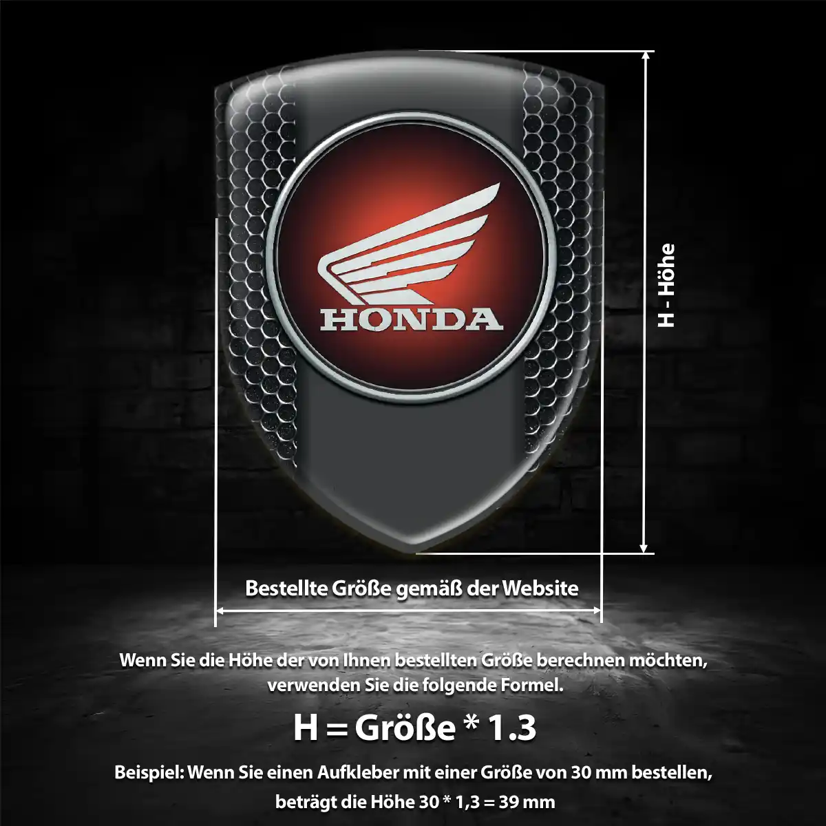 Honda Embleme Auto Ausdrucksstarkes Design