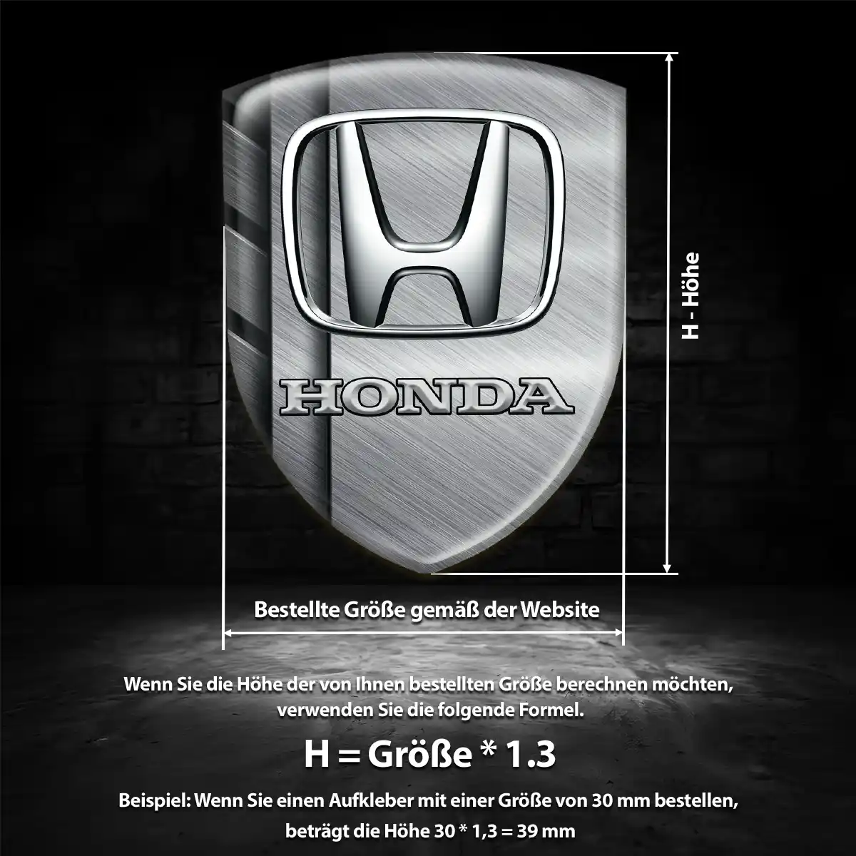 Honda Embleme Auto Elegantes Design