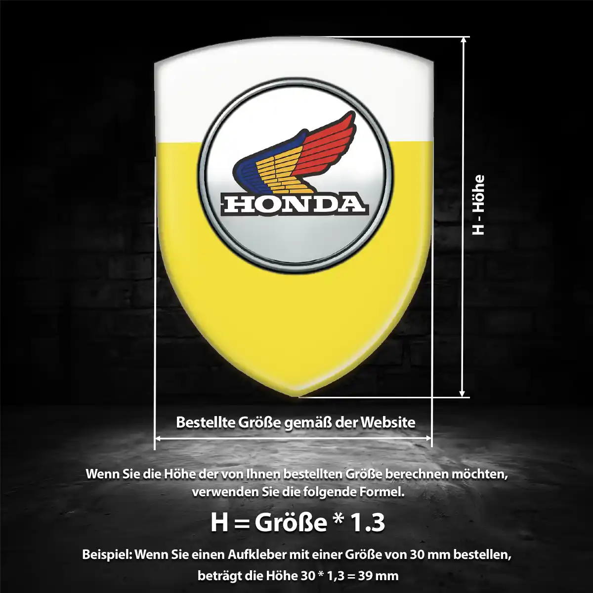 Honda Embleme Auto Hohe Qualität