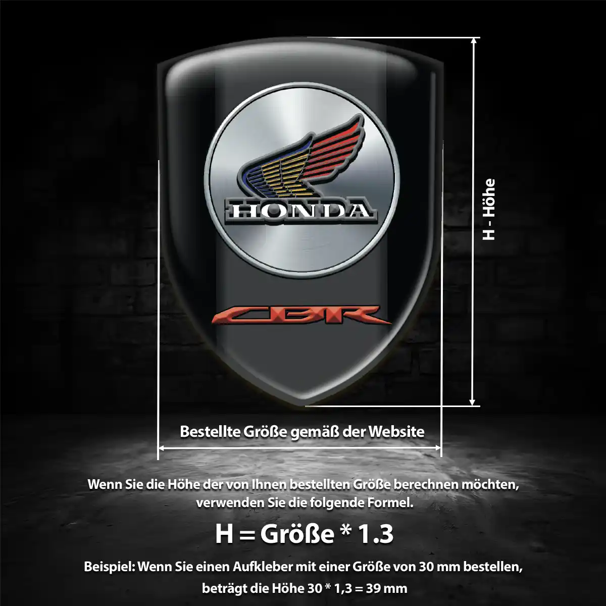 Honda Embleme Auto Limitierte Auflage