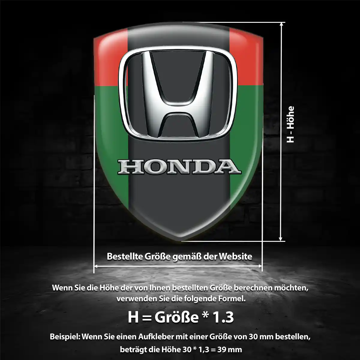 Honda Embleme Auto Premium-Edition