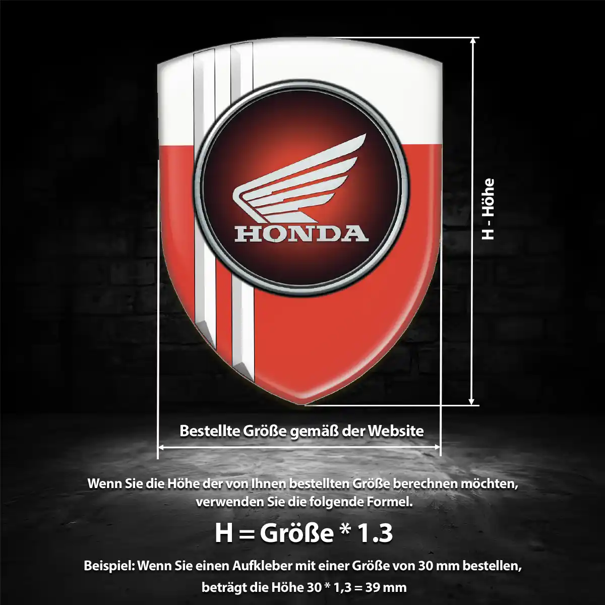 Honda Embleme Auto Stilvolles Design