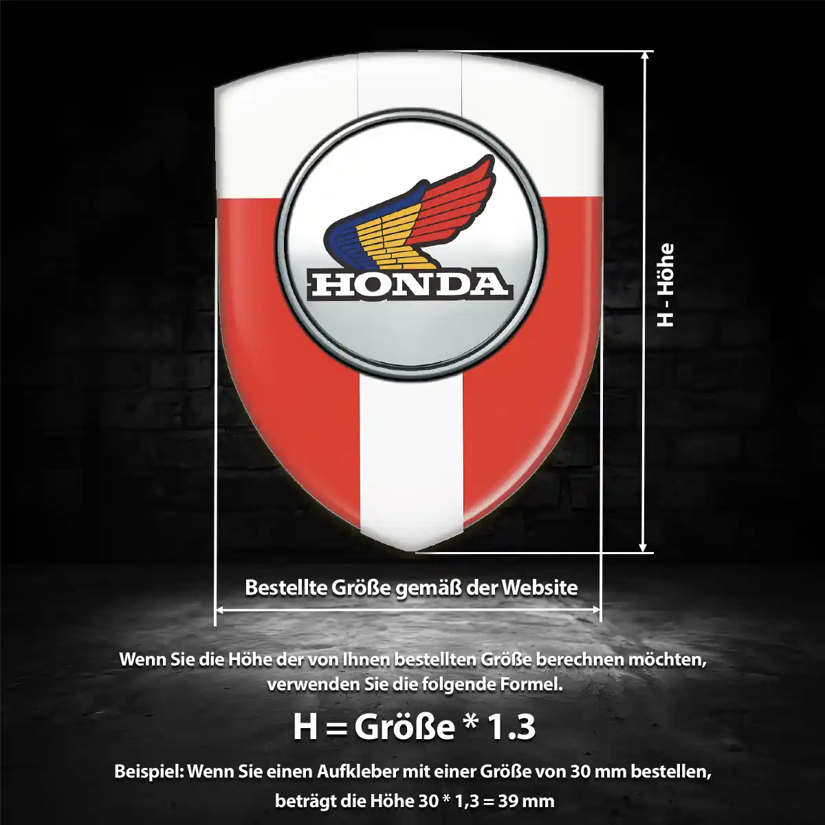 Honda Embleme Auto Tuningfahrzeug