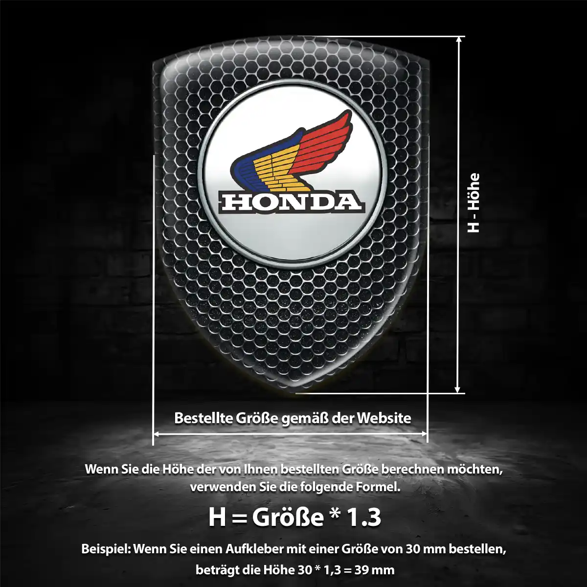 Honda Embleme Luxus-Edition