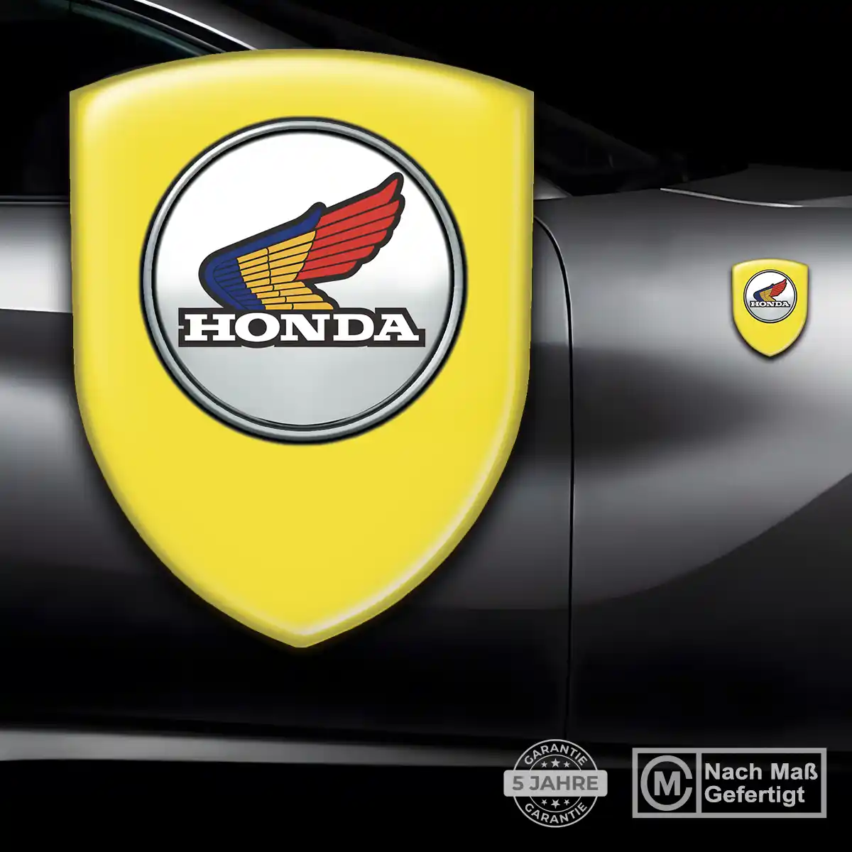 Honda Embleme Silikon Aufkleber Auto Markenedition