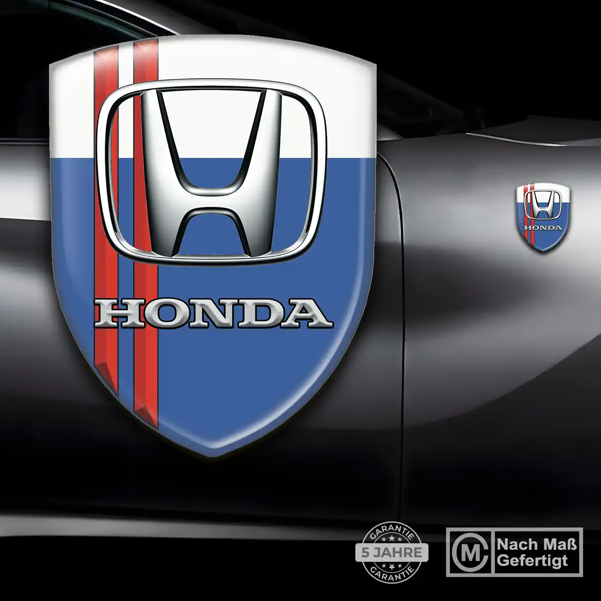 Honda Embleme Silikon Aufkleber Auto Tuningfahrzeug