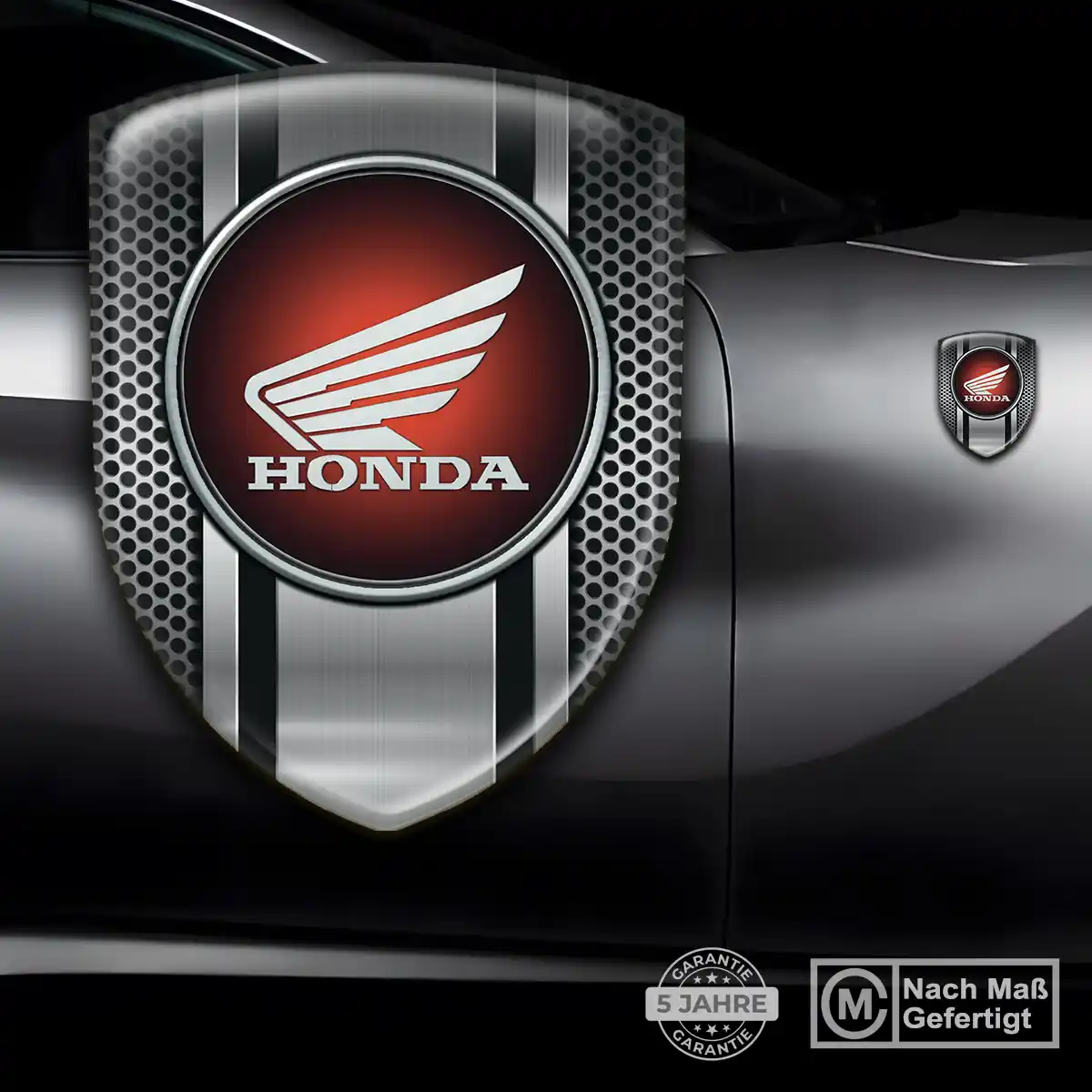 Honda Embleme Silikon Aufkleber Elegantes Design