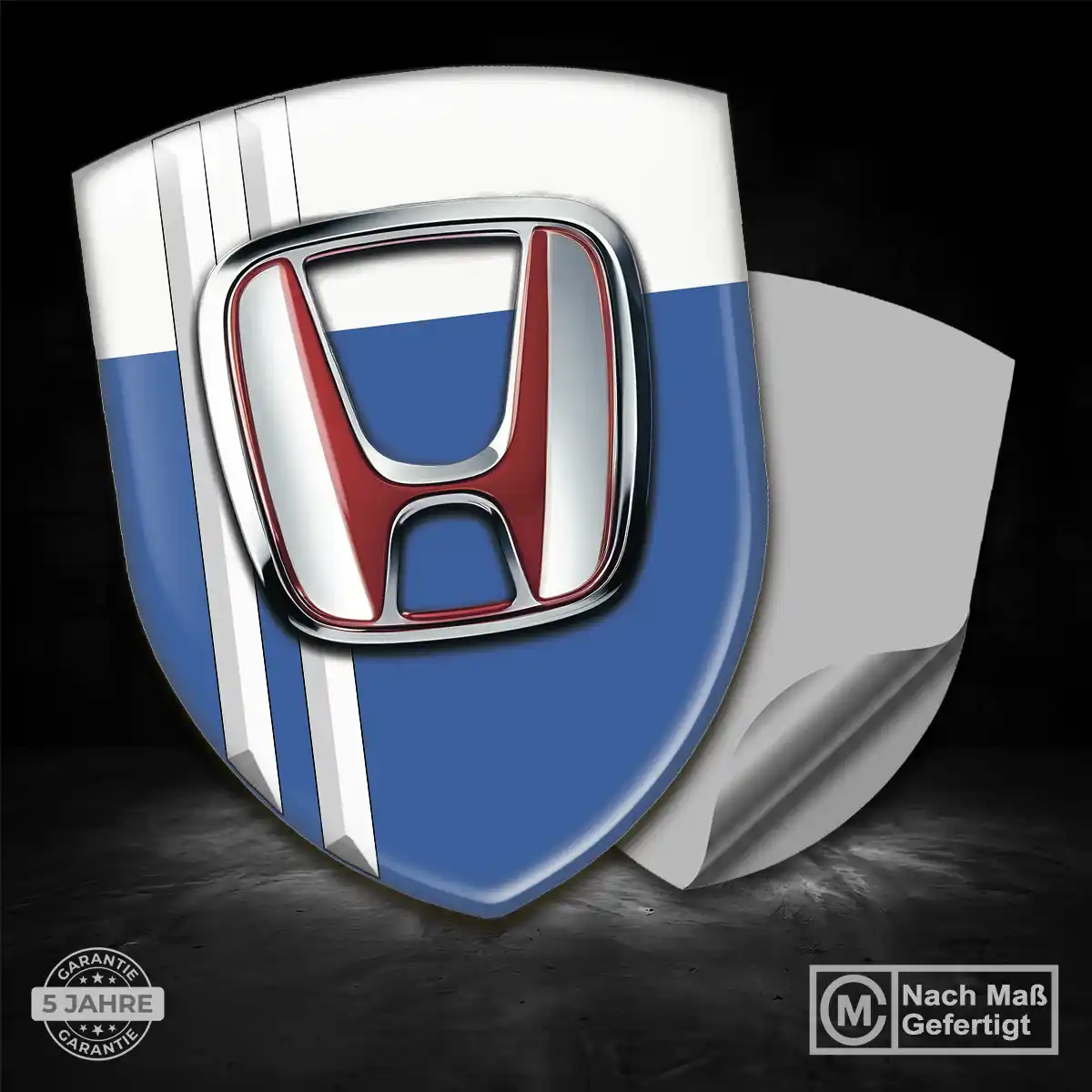 Honda Embleme Silikon Aufkleber Markenedition
