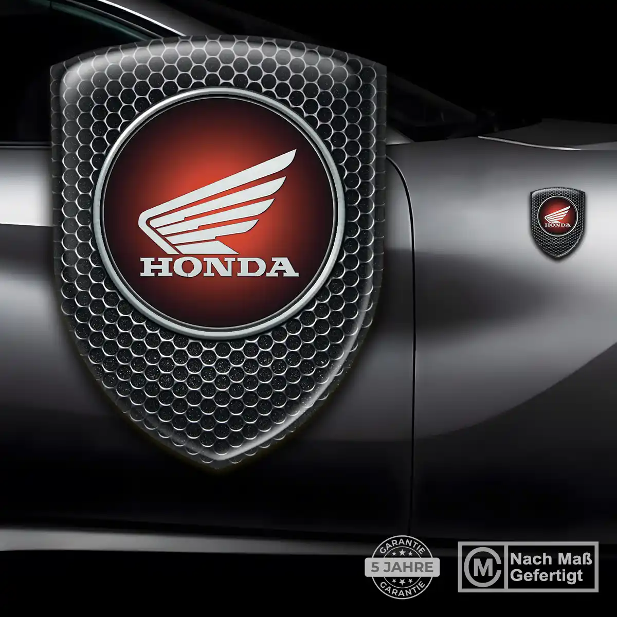 Honda Embleme Silikon Aufkleber Premiumqualität