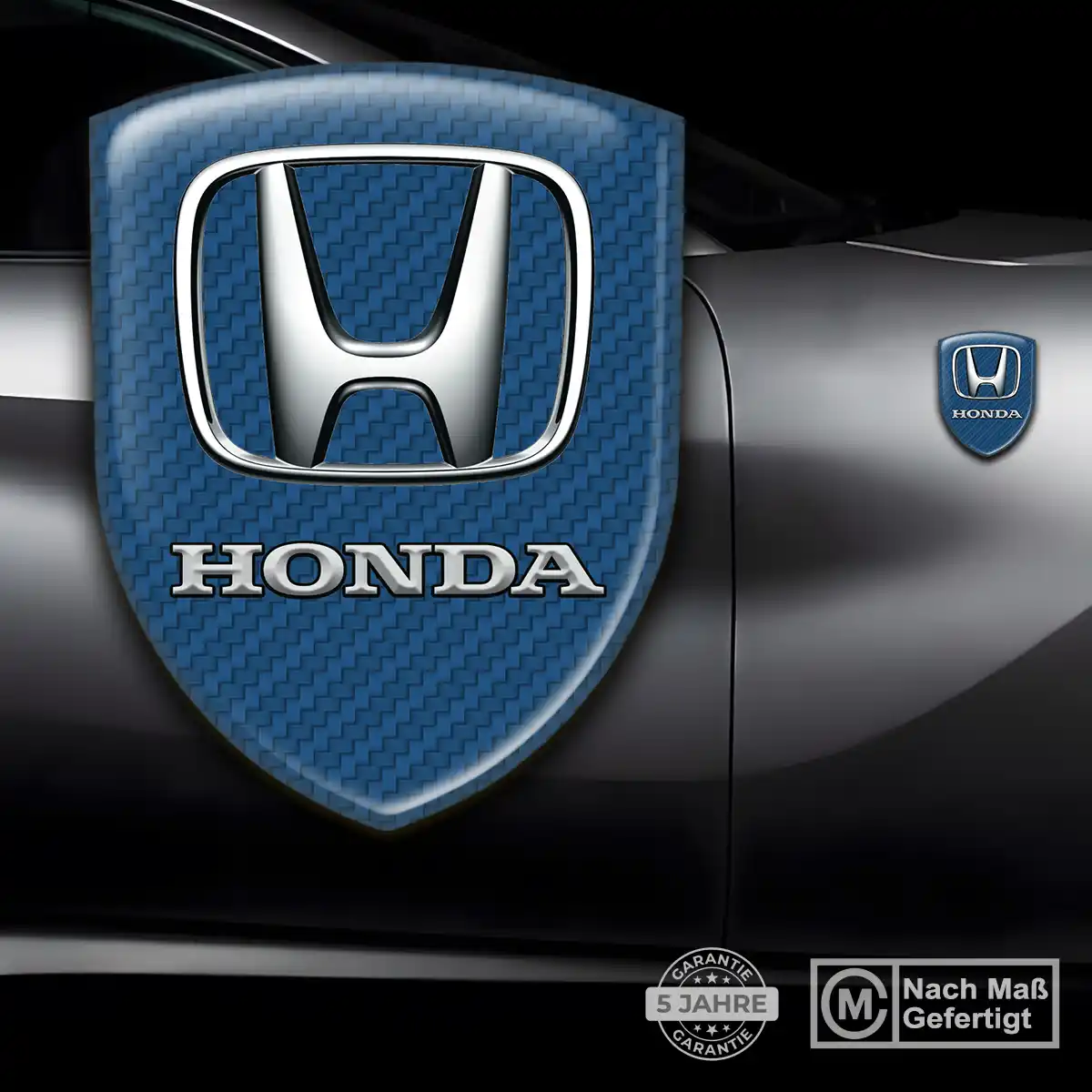 Honda Embleme Silikon Aufkleber Tuningfahrzeug