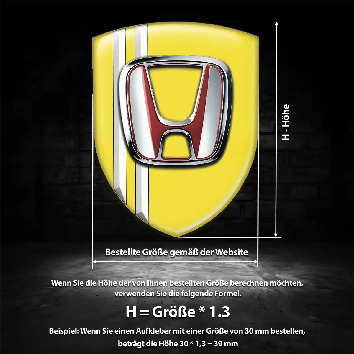 Honda Embleme Stilvolles Design
