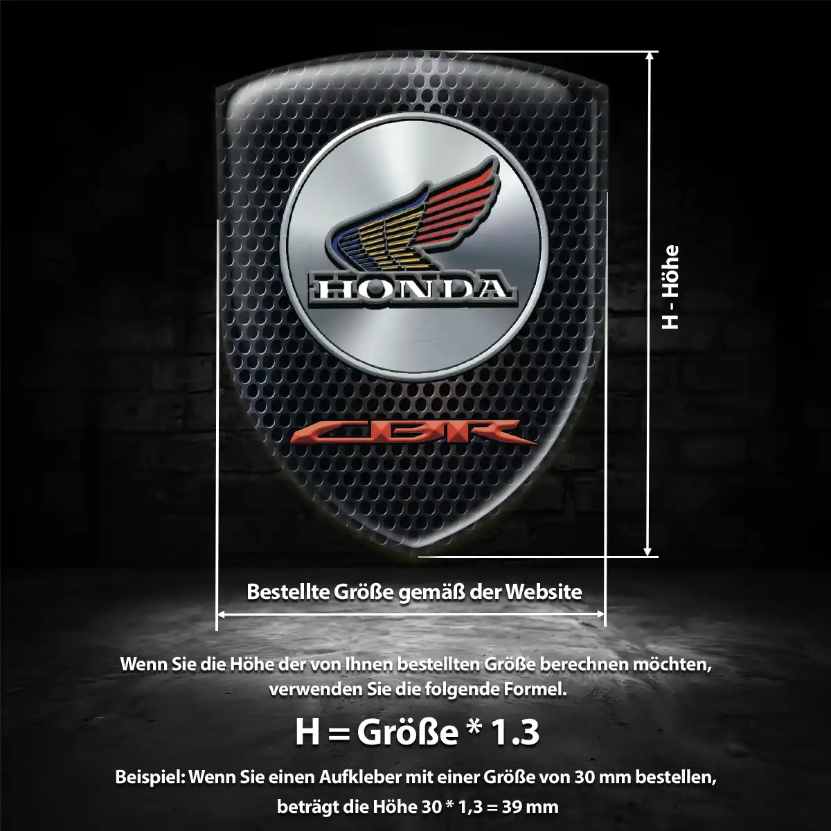 Honda Embleme Tuningfahrzeug