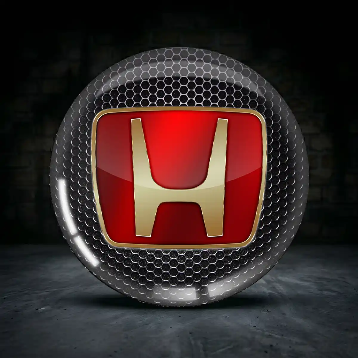 Honda Nabendeckel Aufkleber Stilvolles Design