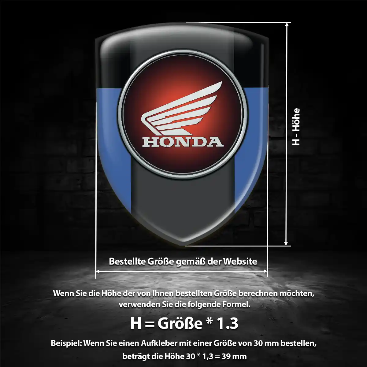 Honda Silikon Aufkleber Auto Anspruchsvolles Design