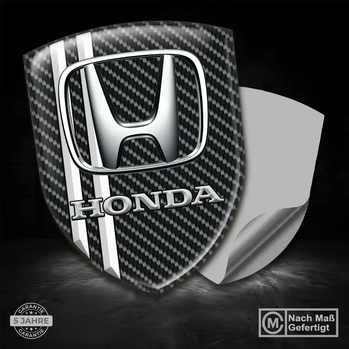 Honda Silikon Aufkleber Auto Elegantes Design