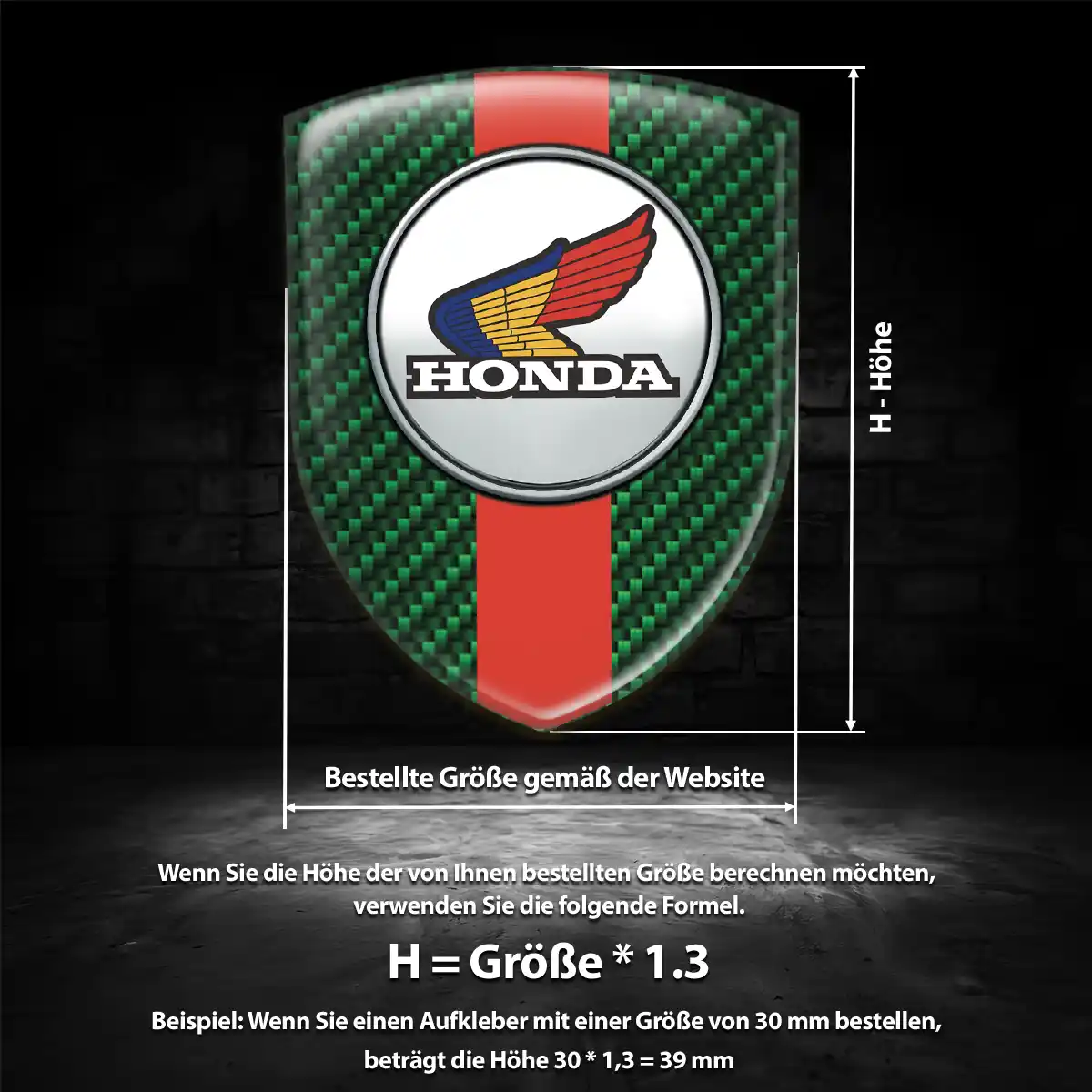 Honda Silikon Aufkleber Auto Limitierte Auflage