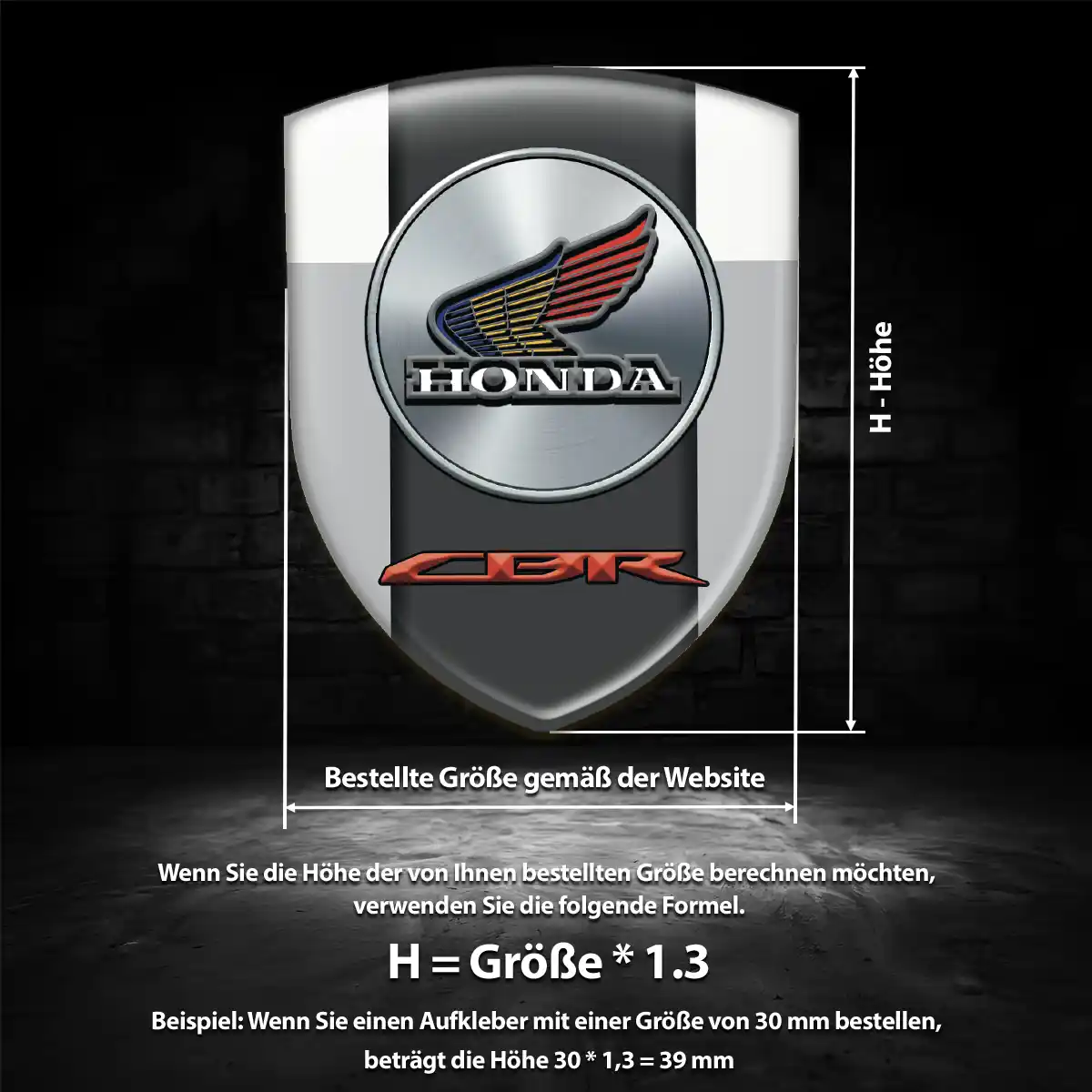 Honda Silikon Aufkleber Embleme Auto Edles Design