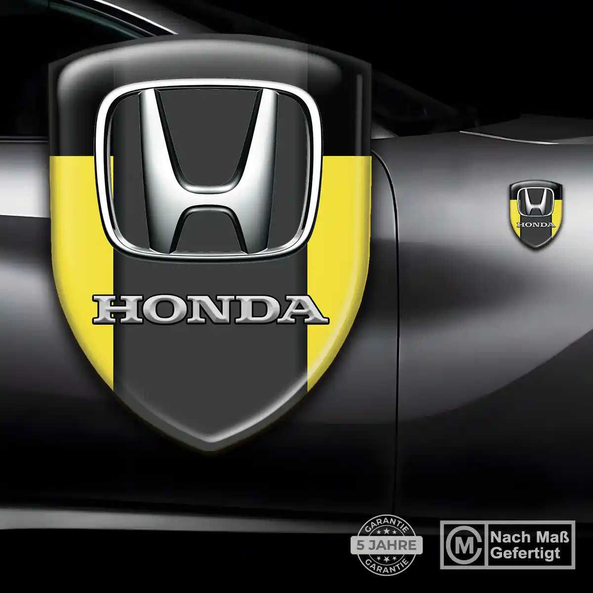Honda Silikon Aufkleber Embleme Auto Premium-Edition