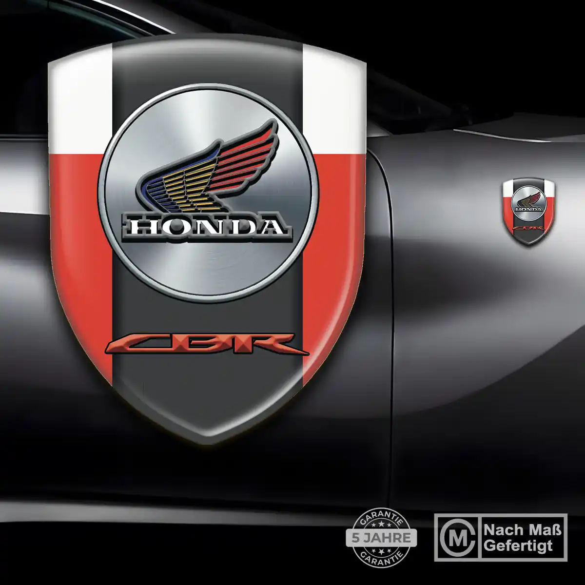 Honda Silikon Aufkleber Embleme Edles Design