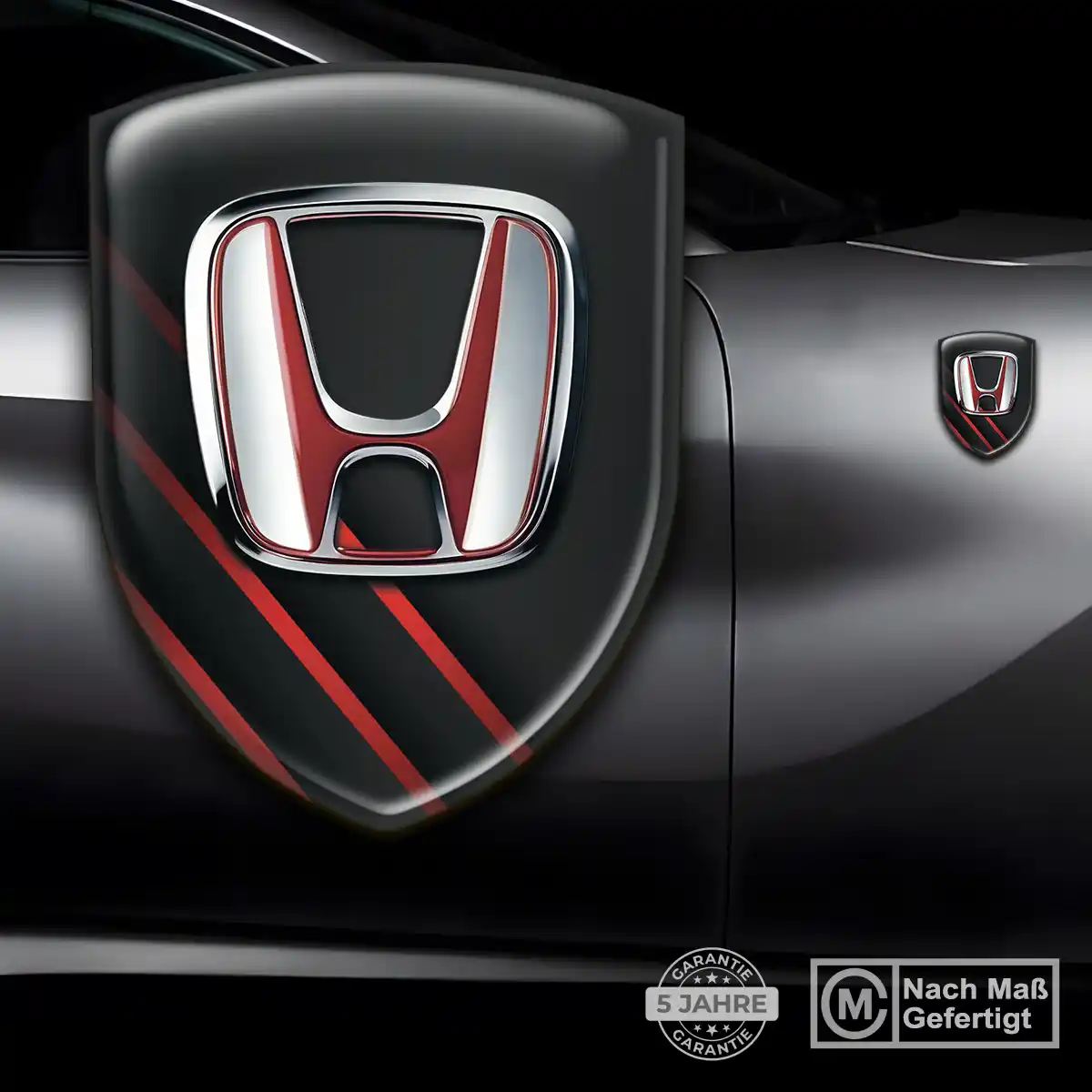 Honda Silikon Aufkleber Embleme Elegantes Design