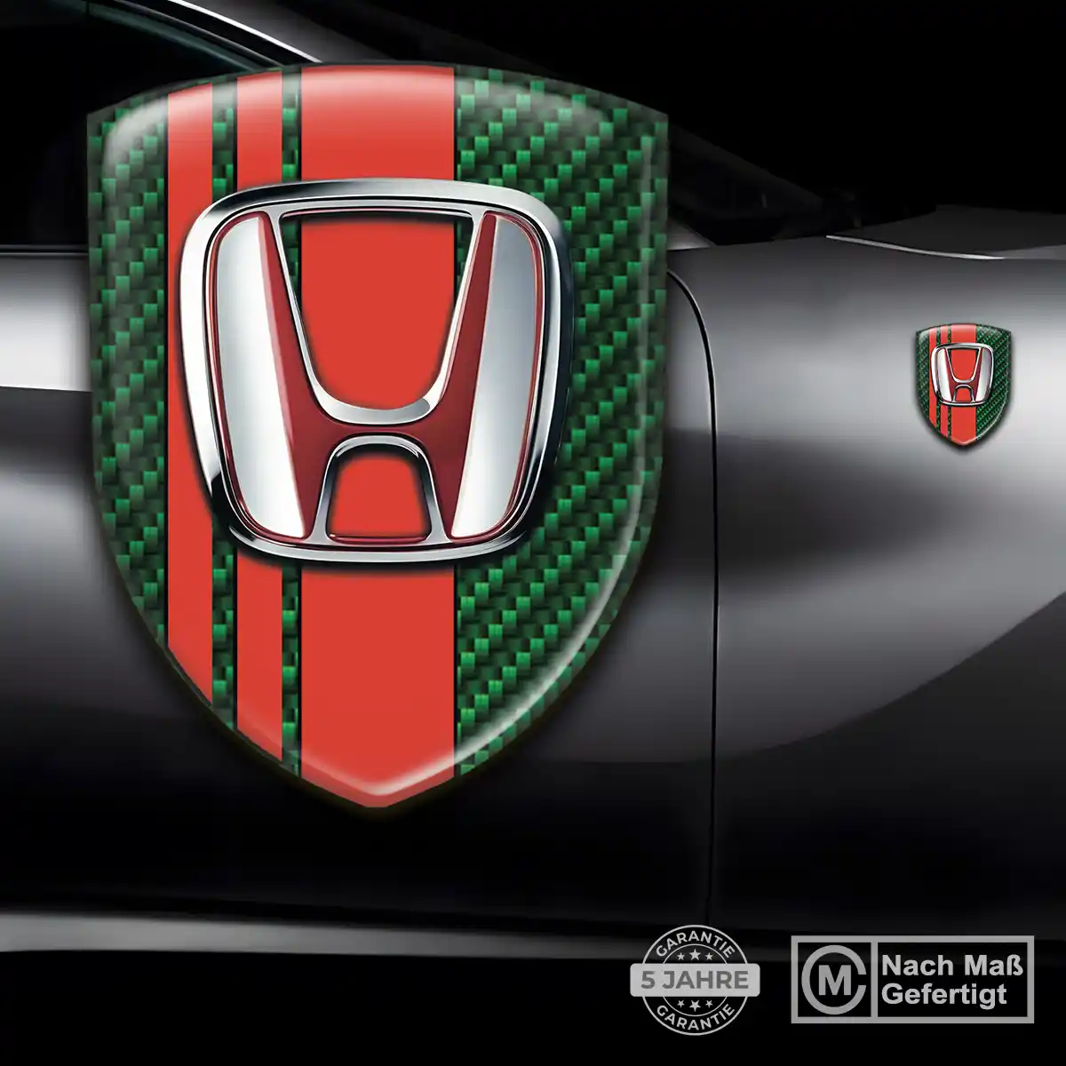 Honda Silikon Aufkleber Embleme Tuningfahrzeug