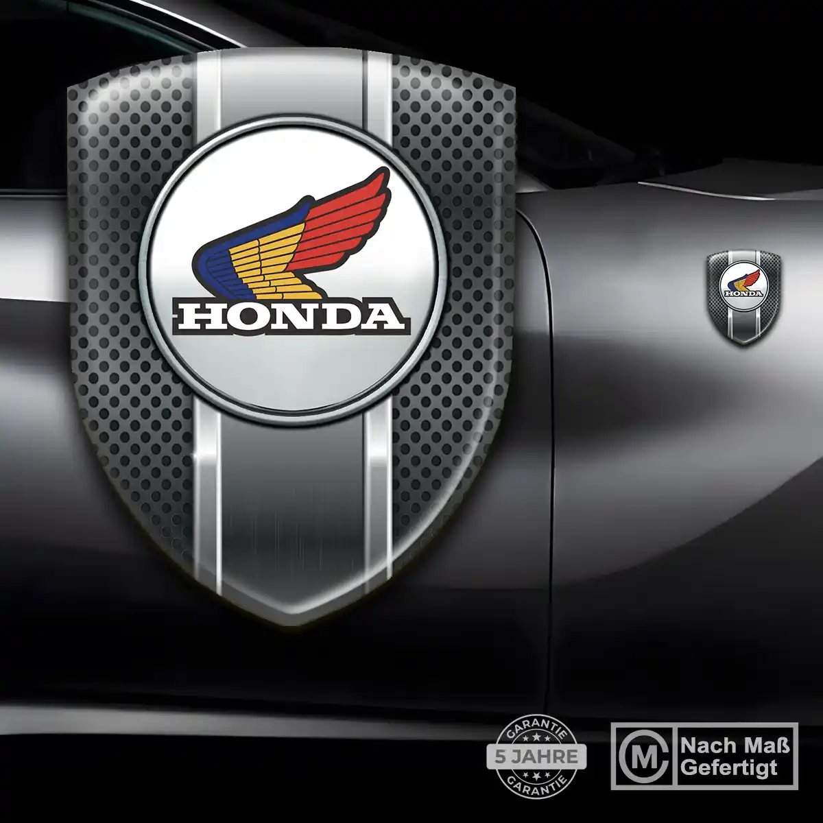 Honda Silikon Aufkleber Wappen Auto Elegantes Design