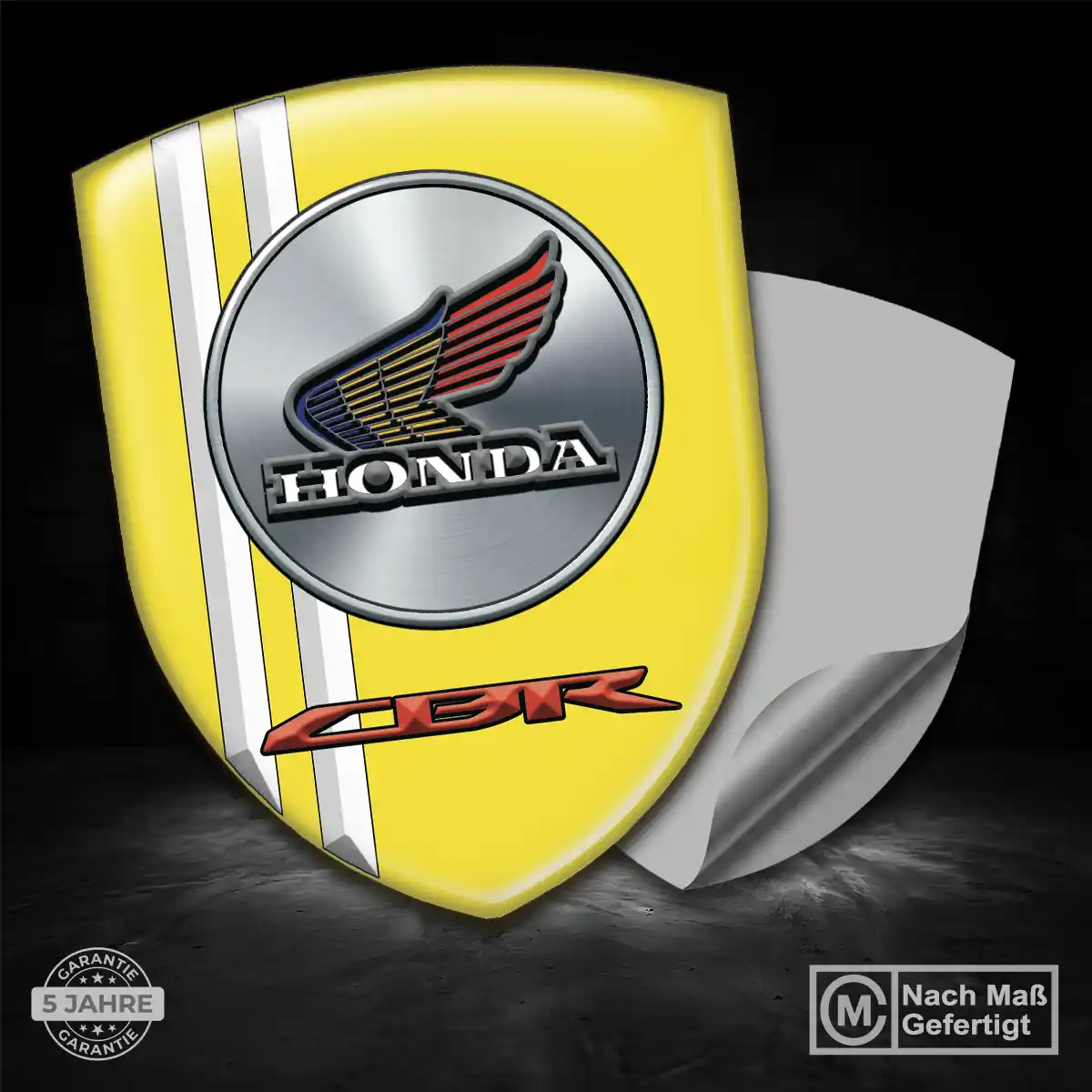 Honda Silikon Aufkleber Wappen Auto Exterieurdesign