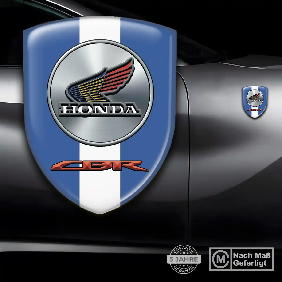 Honda Silikon Aufkleber Wappen Auto Hochwertiges Harz