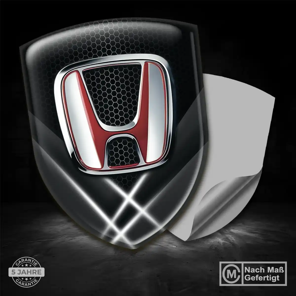 Honda Silikon Aufkleber Wappen Auto Interieurdesign