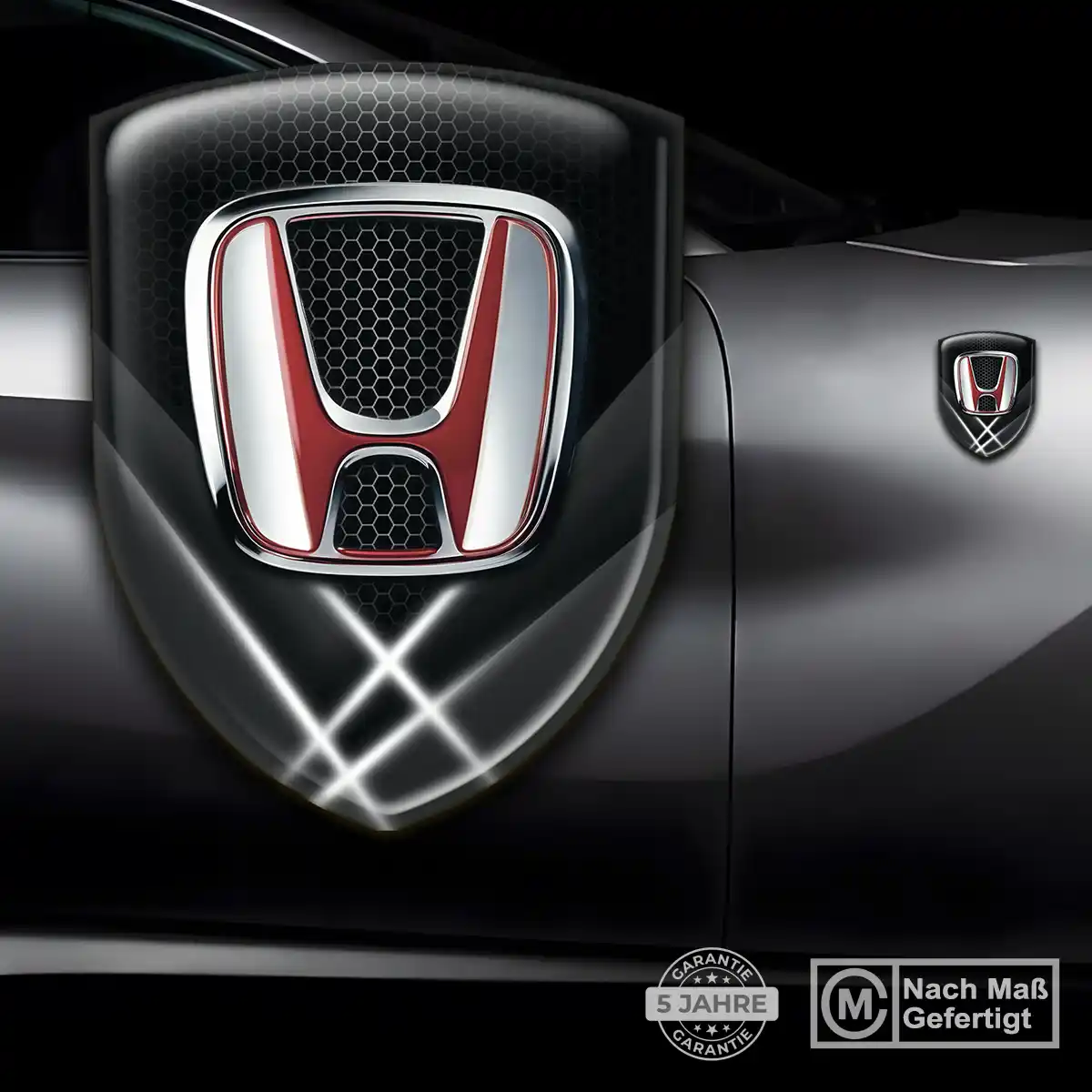 Honda Silikon Aufkleber Wappen Auto Interieurdesign